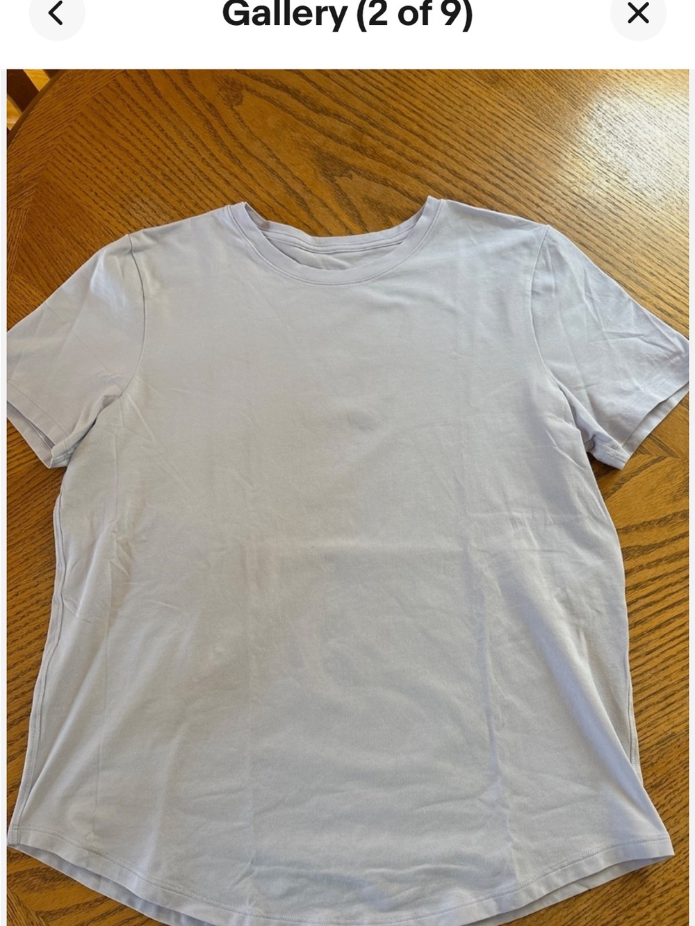 lululemon Love Short Sleeve Crew T-Shirt - Light purple 8 Medium EUC!